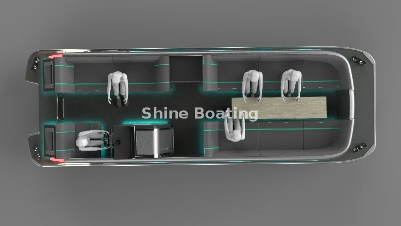 9m Electric Sightseeing Boat (Pontoon Boat) (2) 9m Electric Sightseeing Boat (Pontoon Boat) (2)