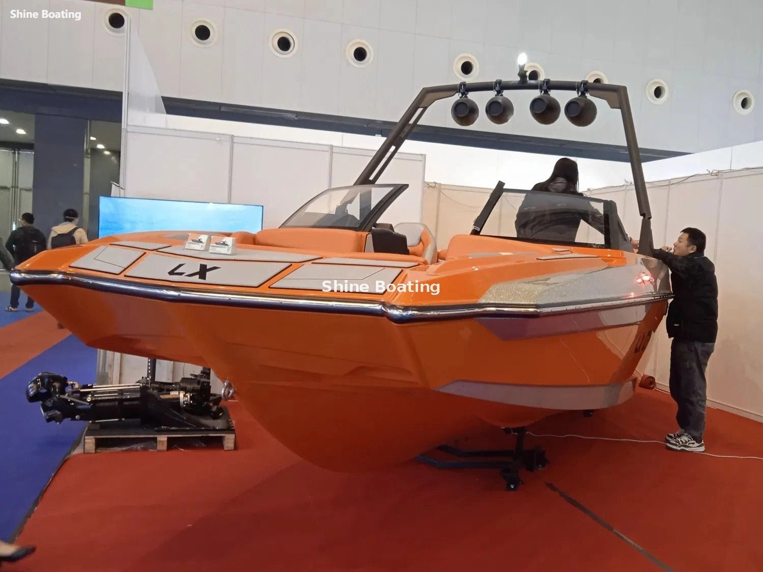 Shine 24 Fiberglass Surf Boat