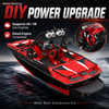 wake boat with V6 V8 gas engine and diesel engine power upgrade options