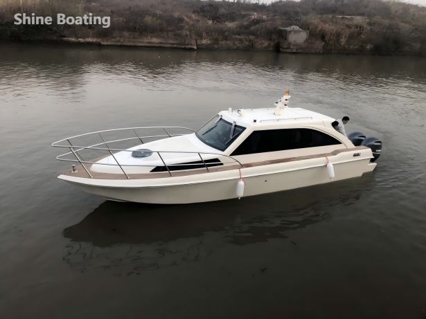 Shine 1008 10.08m fiberglass yacht cruising on sheltered coastal waters