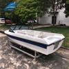 SHINE 430 4.3m fiberglass leisure boat Side view of the entire vessel